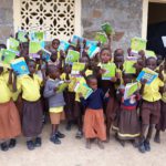 Guruguru Christian School kids rejoicing